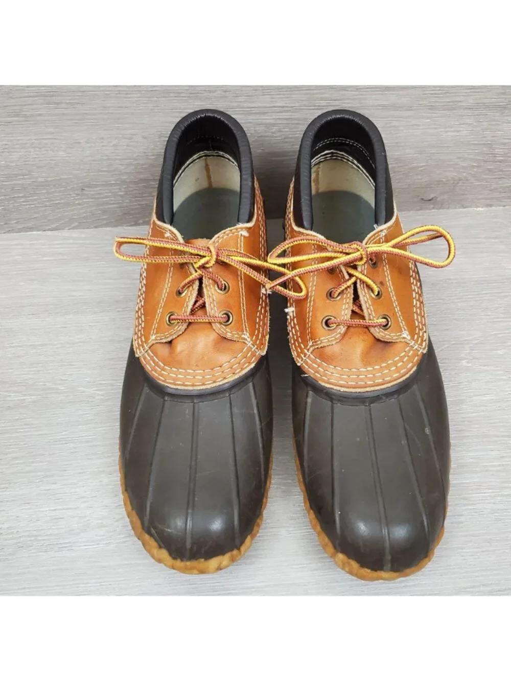L. L. Bean vintage men's leather low bean boots